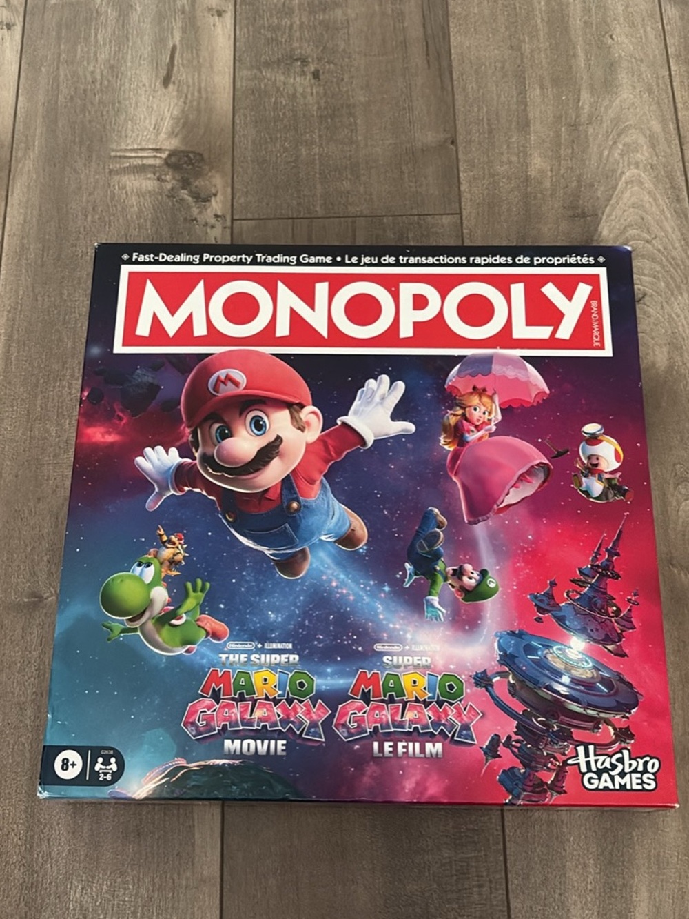 Brand new ! Monopoly Super Mario Galaxy Edition Board Game - Red/Blue